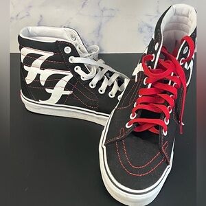 Foo Fighters Vans Sk8-Hi 25th Anniversary men’s 6.5, women’s 8.0